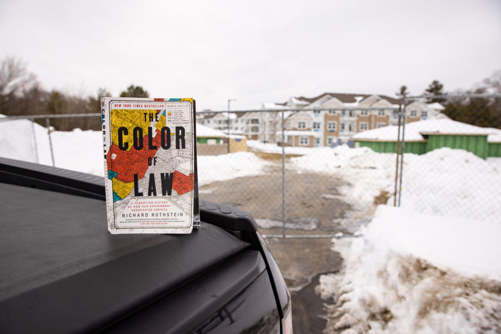 the book the color of law in a construction site